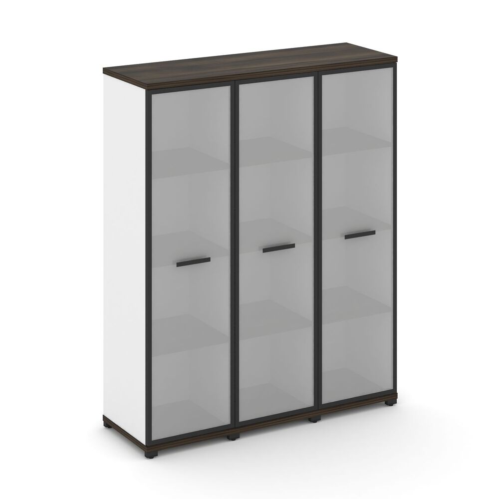 Шкаф три узкие секции, 4 ниши