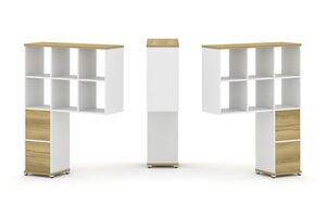 Надставка высокая + (Задняя стенка 2 шт) + (Блок 2 ящика - 2 шт)