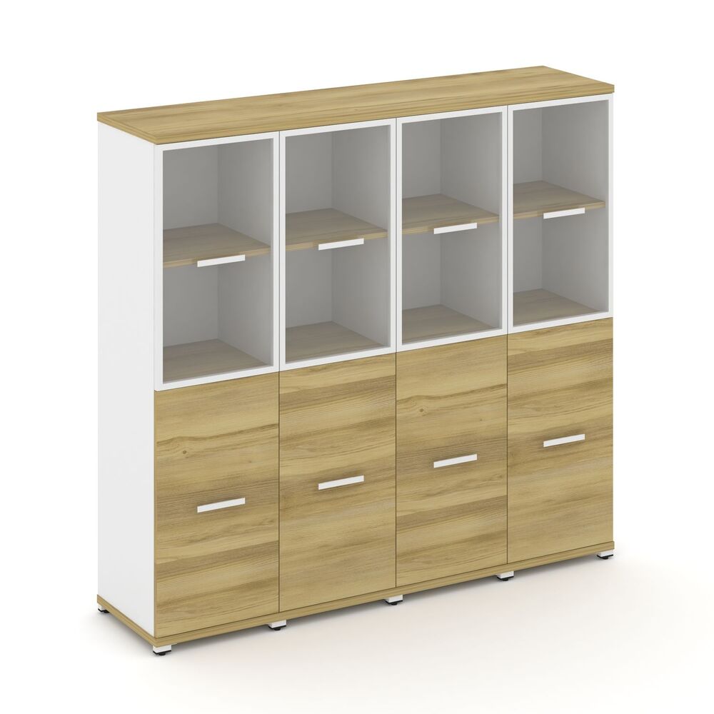 Шкаф четыре узкие секции, 4 ниши