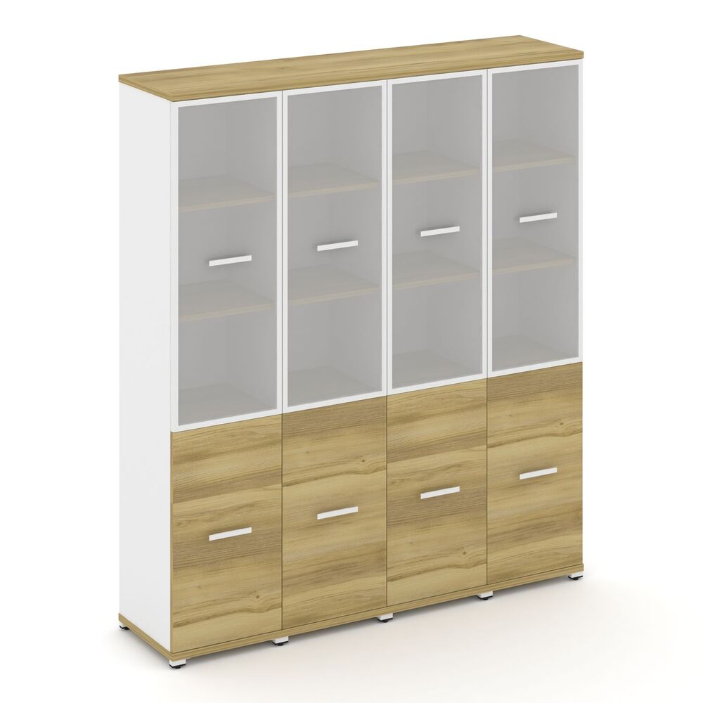 Шкаф четыре узкие секции, 5 ниш