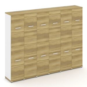 Шкаф шесть узких секций, 5 ниш