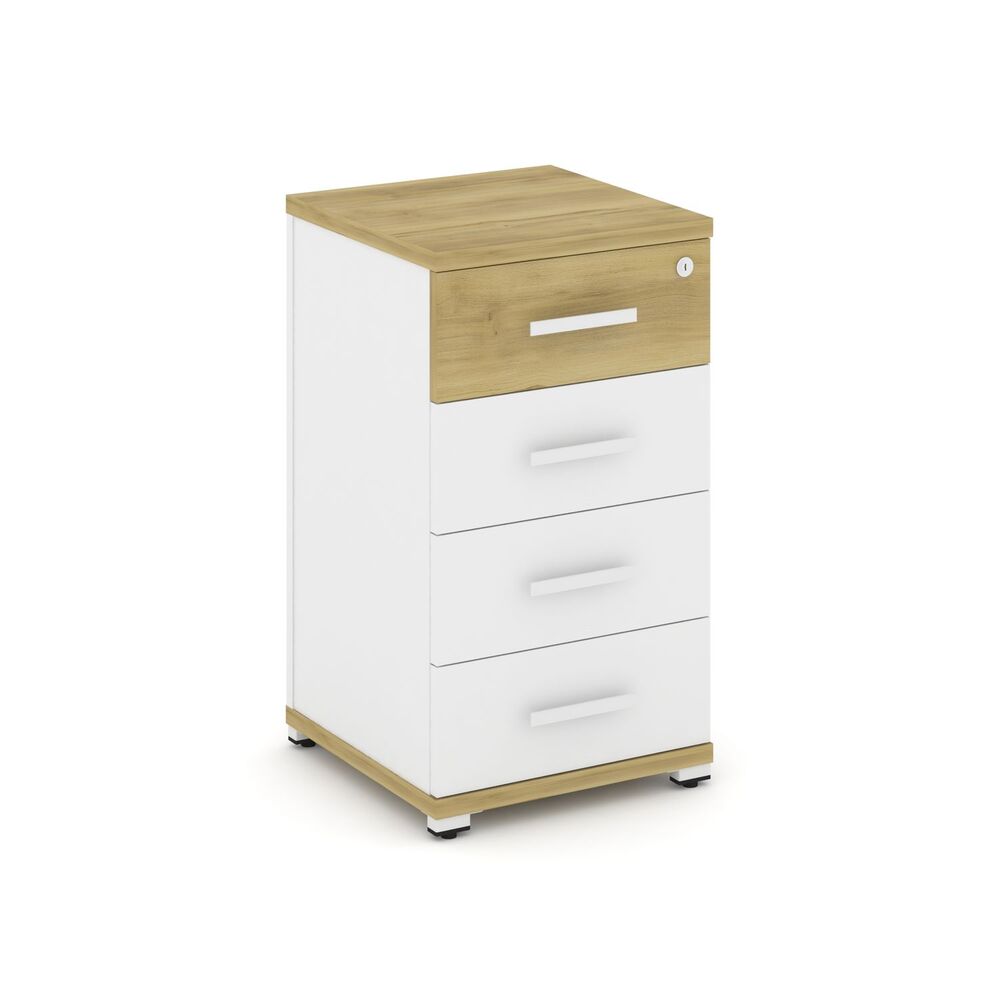 Тумба опорная/приставная 4 ящика