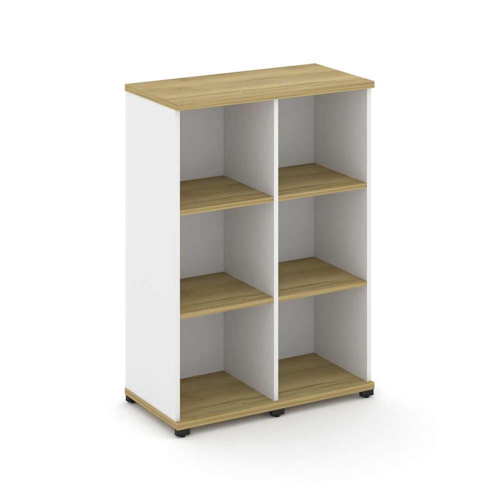 Стеллаж две узкие секции, 3 ниши