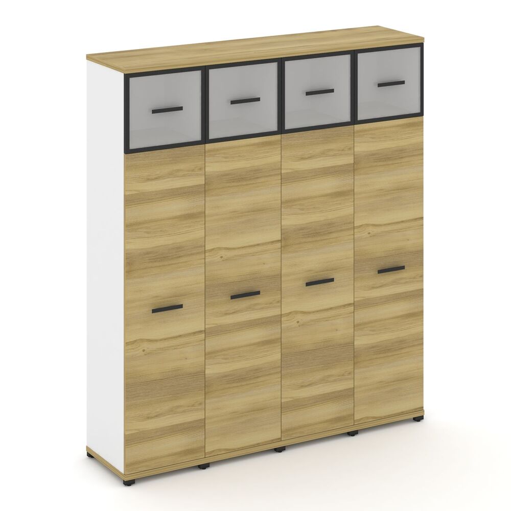 Шкаф четыре узкие секции, 5 ниш