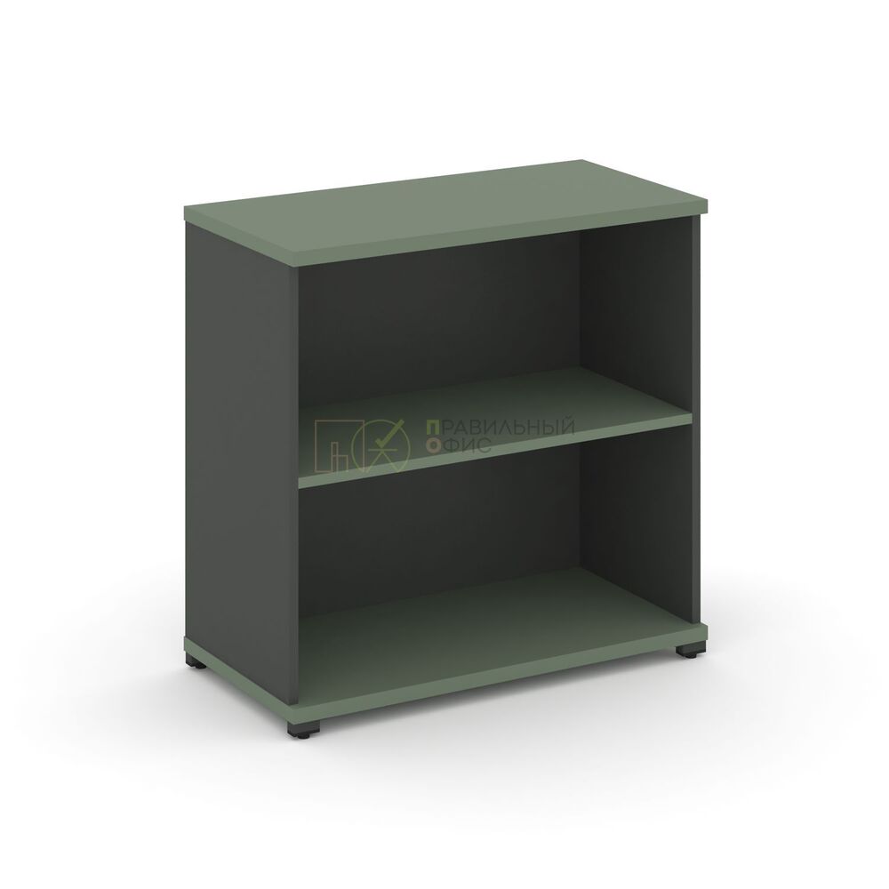 Стеллаж одна широкая секция, 2 ниши