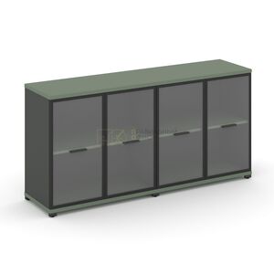 Шкаф две широкие секции, 2 ниши