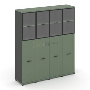 Шкаф четыре узкие секции, 5 ниш