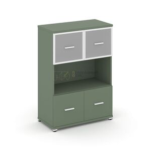 Шкаф одна широкая секция, 3 ниши