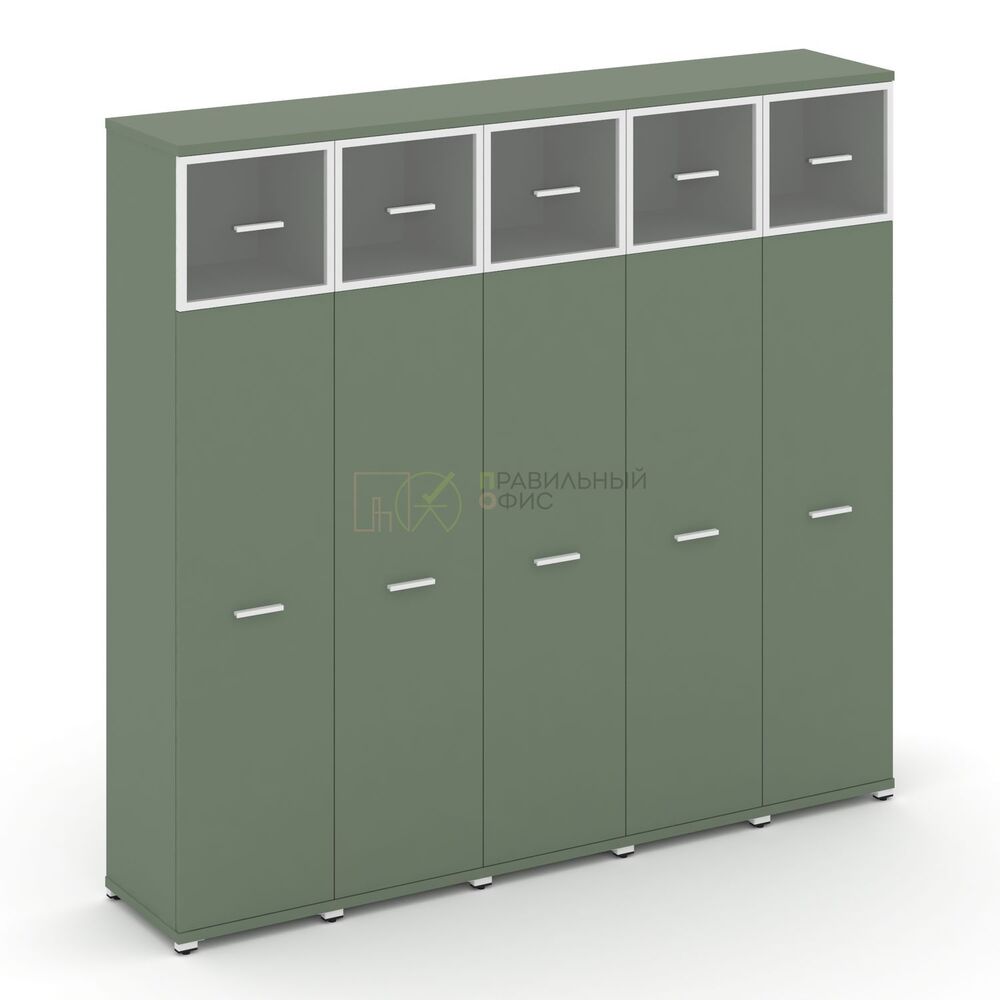 Шкаф пять узких секций, 5 ниш