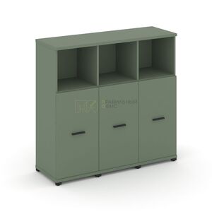 Шкаф три узкие секции, 3 ниши