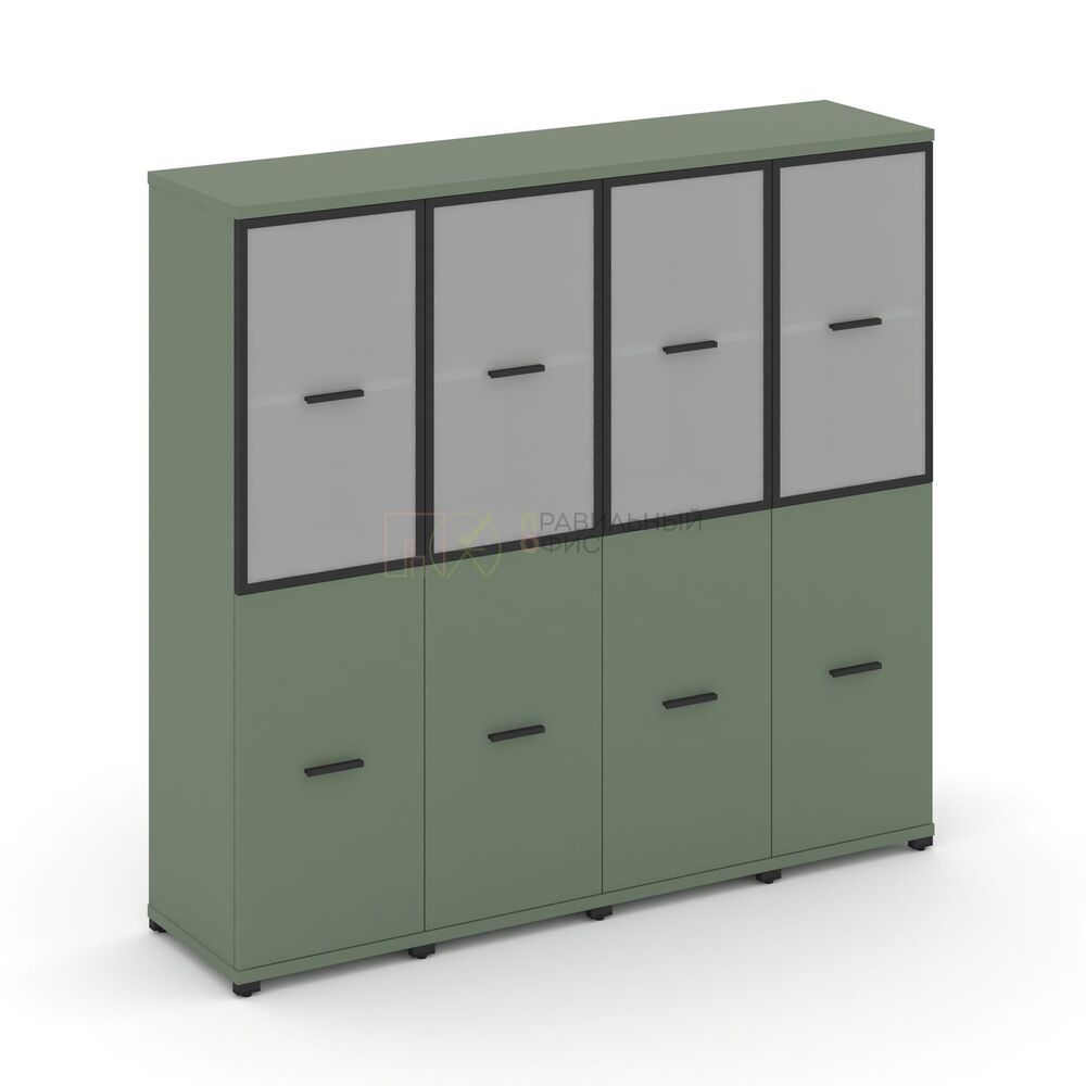 Шкаф четыре узкие секции, 4 ниши