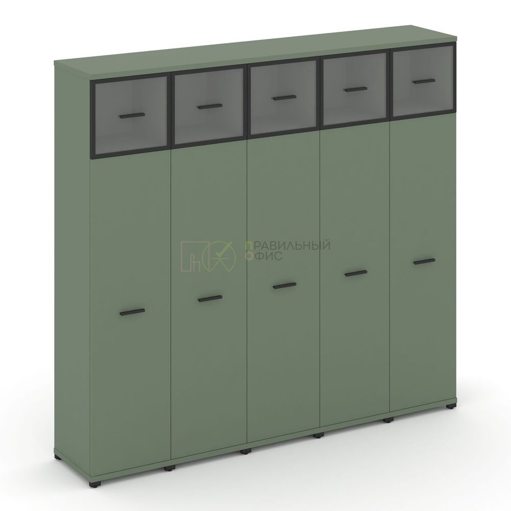 Шкаф пять узких секций, 5 ниш