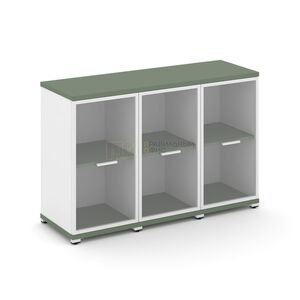 Шкаф три узкие секции, 2 ниши