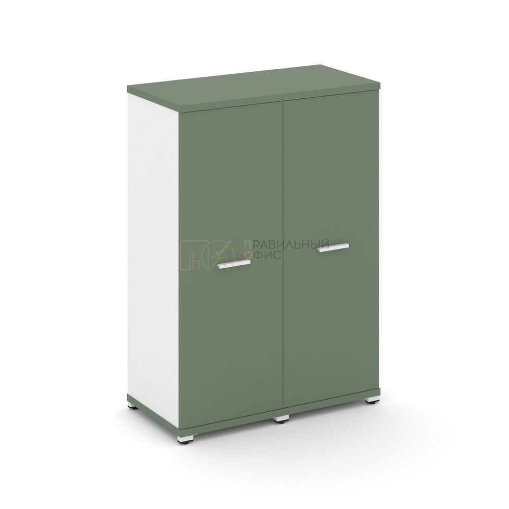 Шкаф две узкие секции, 3 ниши