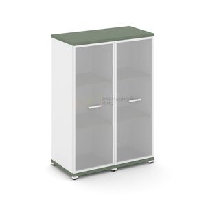 Шкаф две узкие секции, 3 ниши