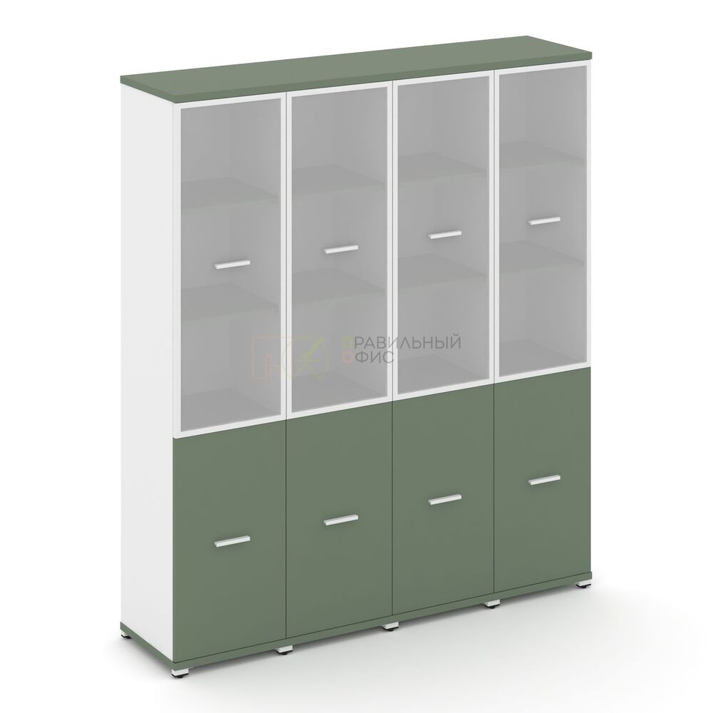 Шкаф четыре узкие секции, 5 ниш