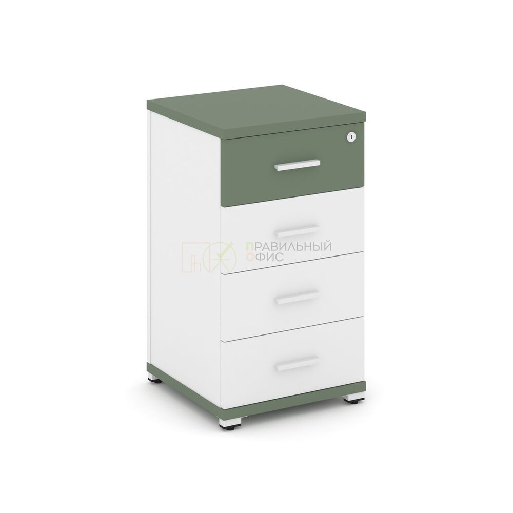 Тумба опорная/приставная 4 ящика