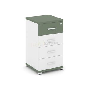 Тумба опорная/приставная 4 ящика