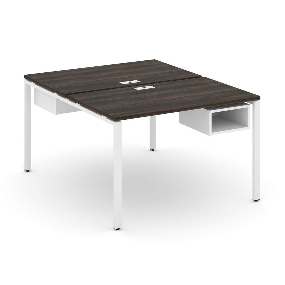 Рабочая станция двухсторонняя с подвесными тумбами на 2 места