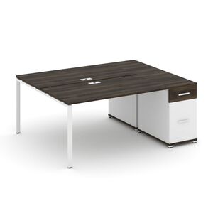 Рабочая станция с одной опорной тумбой