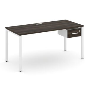 Стол рабочий с подвесной тумбой с одним ящиком