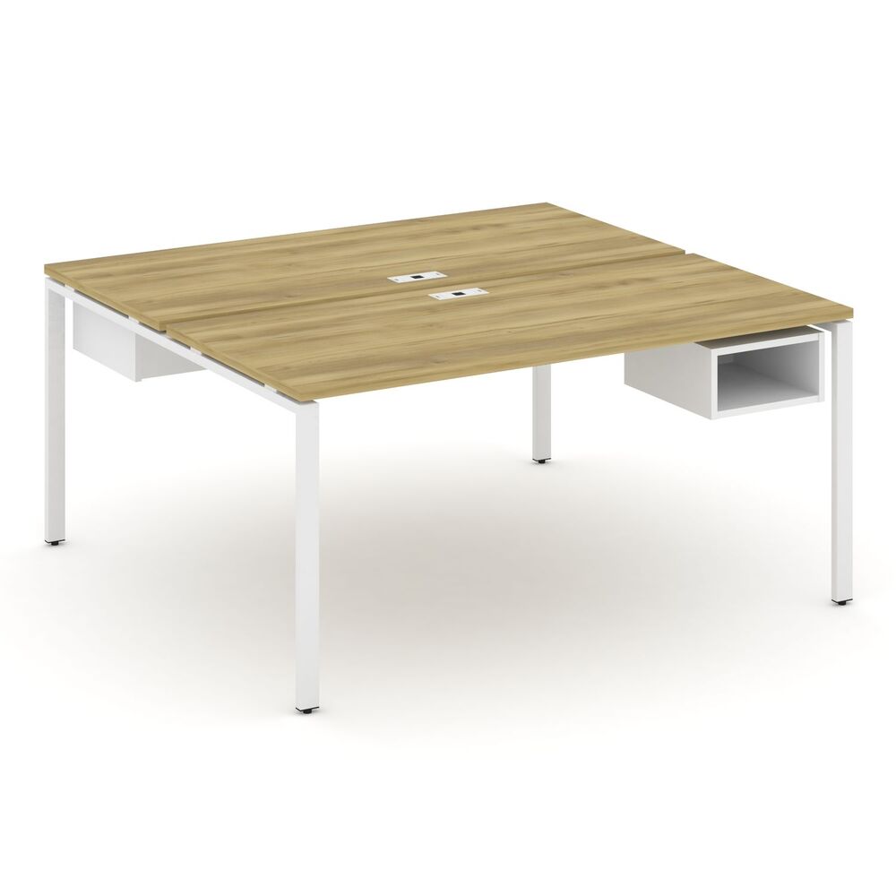 Рабочая станция двухсторонняя с подвесными тумбами на 2 места