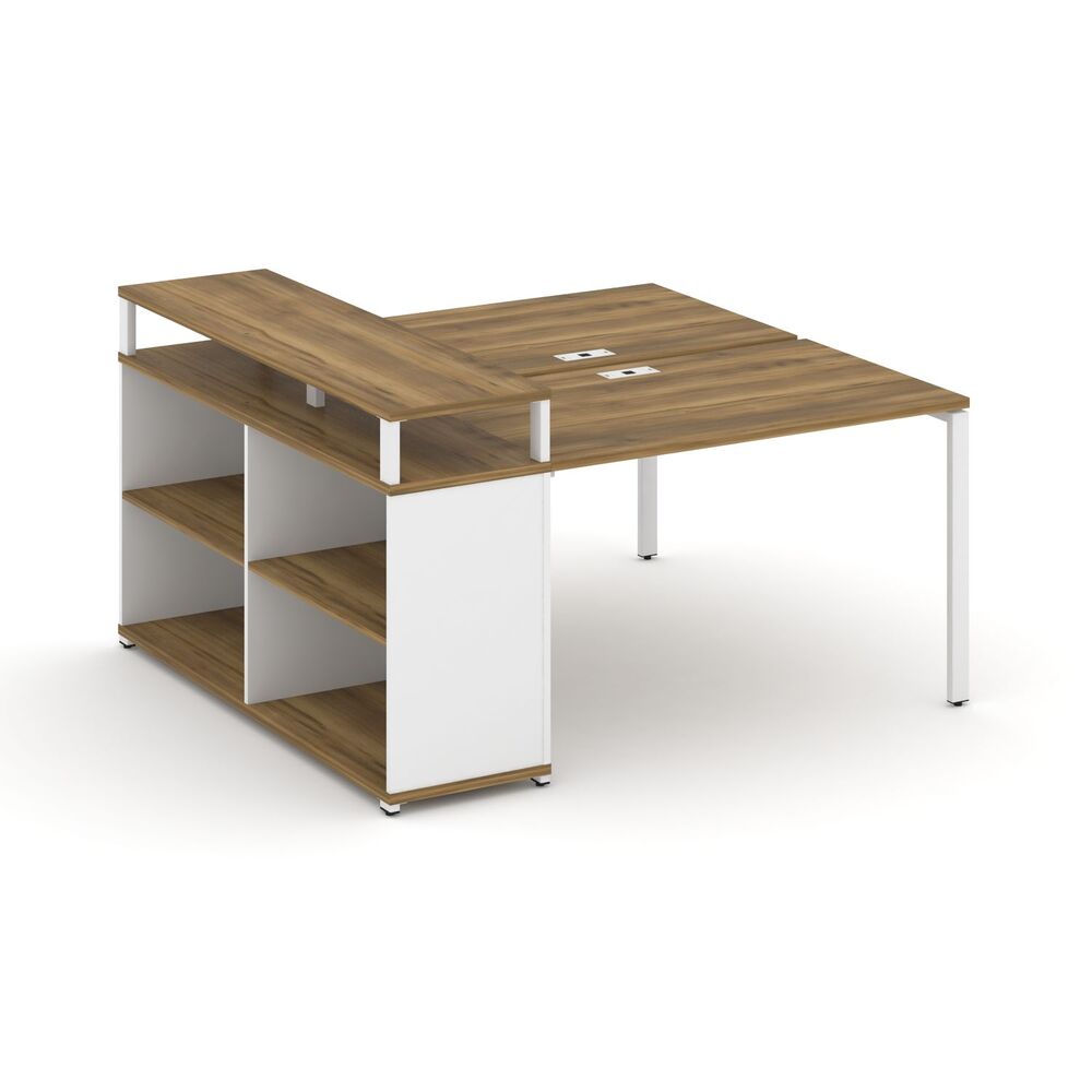 Рабочая станция с опорным стеллажом с верхним горизонтом