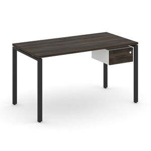 Стол рабочий с подвесной тумбой с одним ящиком
