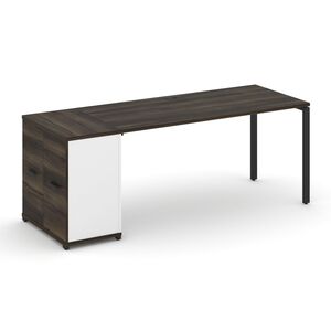 Стол рабочий с опорным распашным шкафом