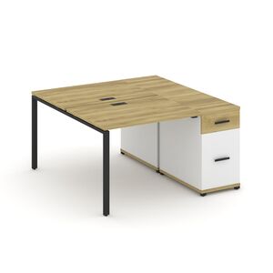 Рабочая станция с одной опорной тумбой