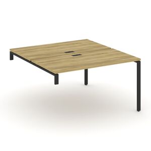 Двойной стол надставка на опорную тумбу