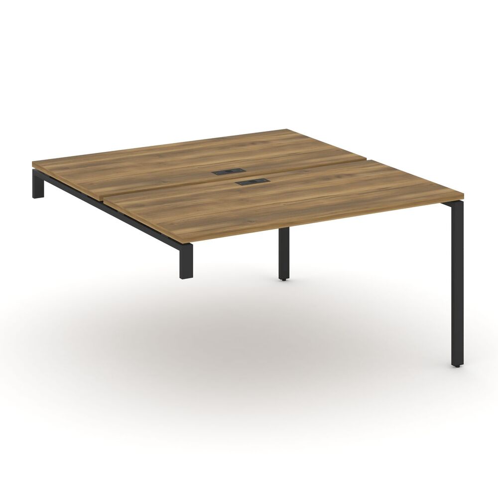 Двойной стол надставка на опорную тумбу