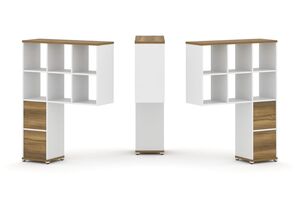 Надставка высокая + (Задняя стенка 2 шт) + (Блок 2 ящика - 2 шт)