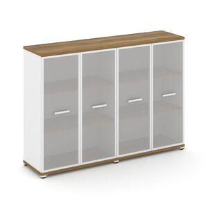 Шкаф две широкие секции, 3 ниши