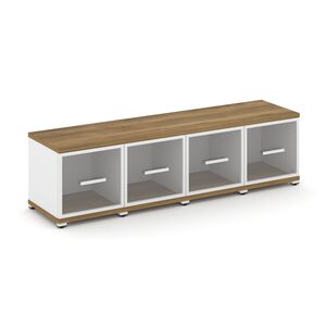 Шкаф четыре узкие секции, 1 ниша