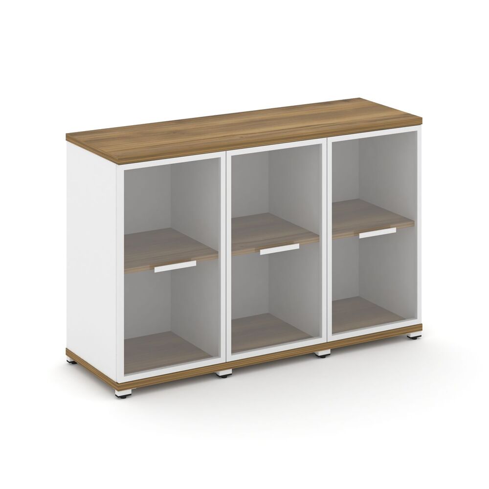 Шкаф три узкие секции, 2 ниши