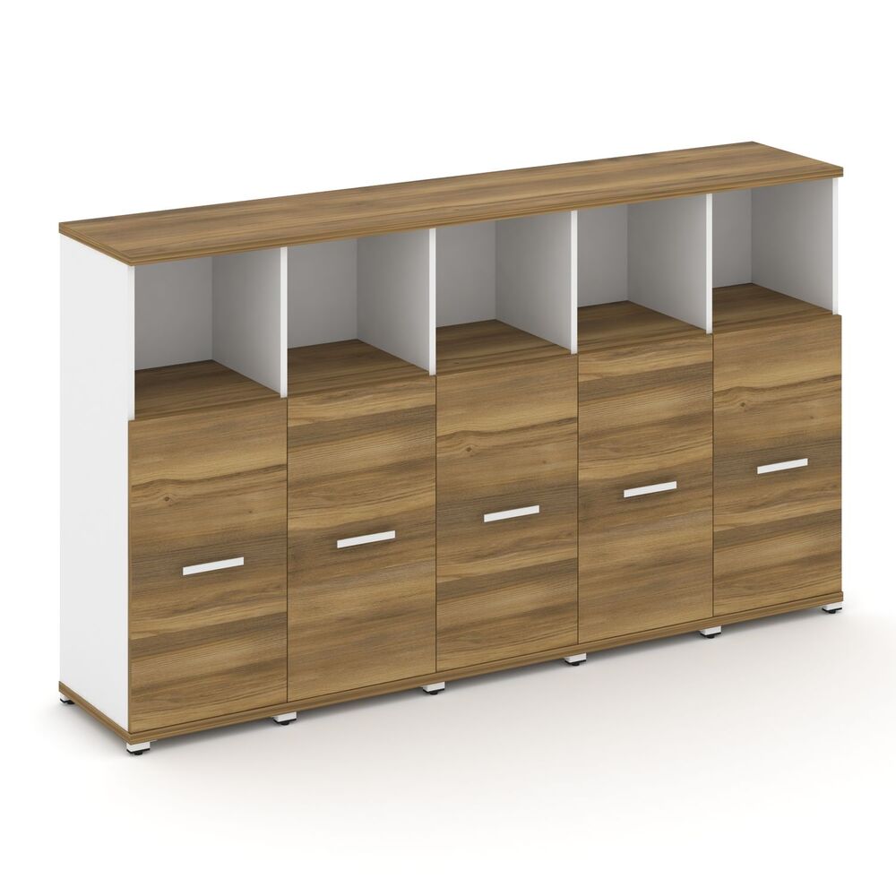 Шкаф пять узких секций, 3 ниши