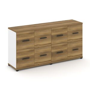 Шкаф две широкие секции, 2 ниши