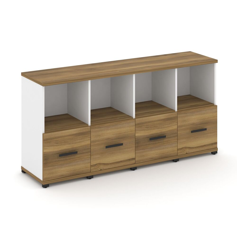 Шкаф четыре узкие секции, 2 ниши