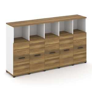 Шкаф пять узких секций, 3 ниши