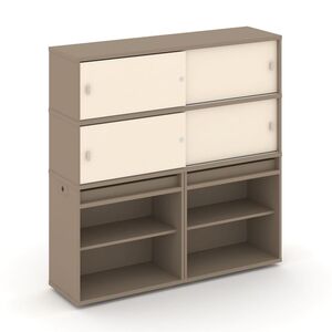 Набор №2. Тумба двойная+высокая надставка