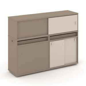 Набор №21. Тумба двойная+низкая надставка