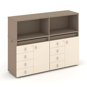 Набор №3. Тумба двойная+низкая надставка