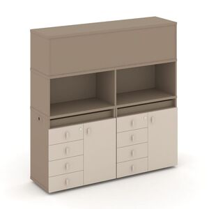 Набор №4. Тумба двойная+высокая надставка