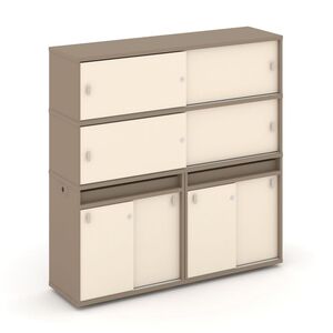 Набор №8. Тумба двойная+высокая надставка