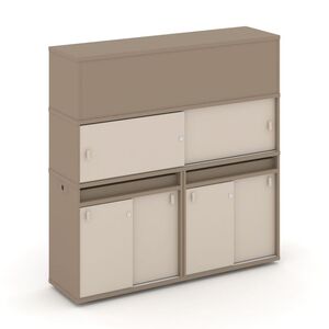 Набор №9. Тумба двойная+высокая надставка