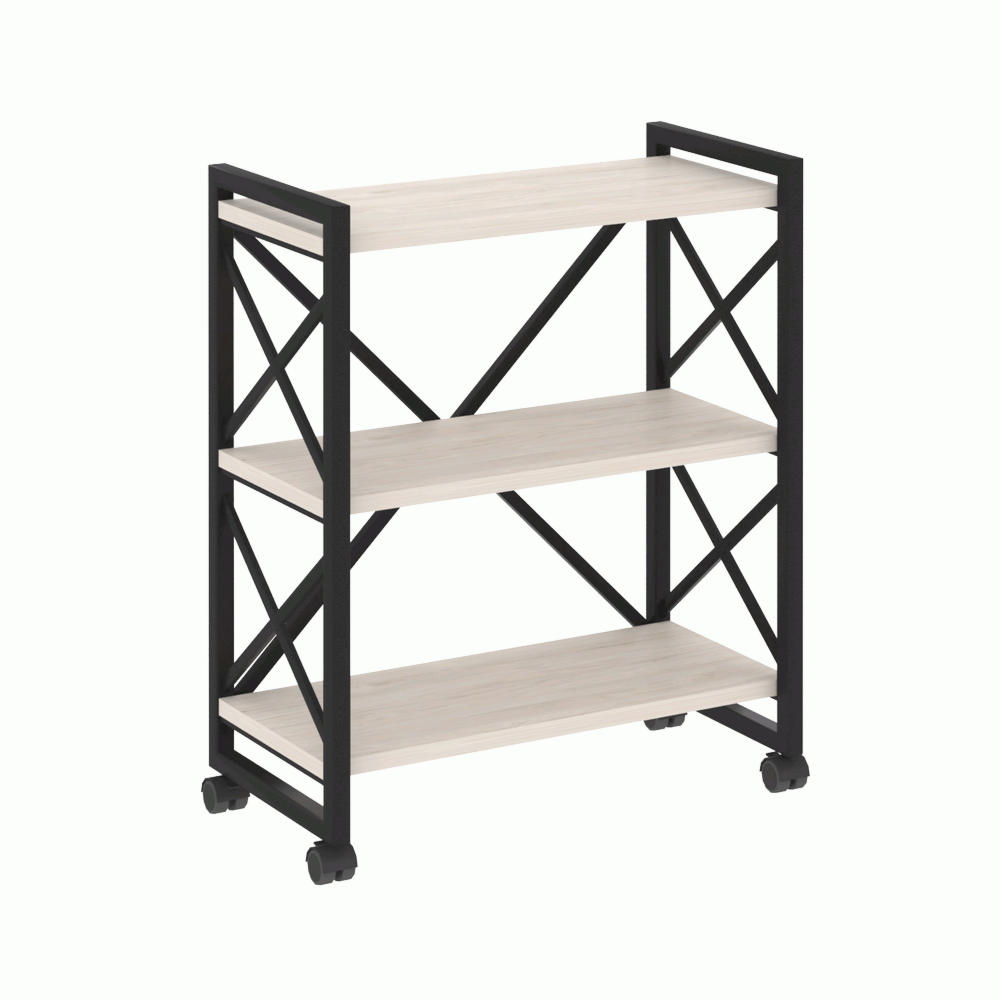 Стеллаж на колесных опорах-3 полки