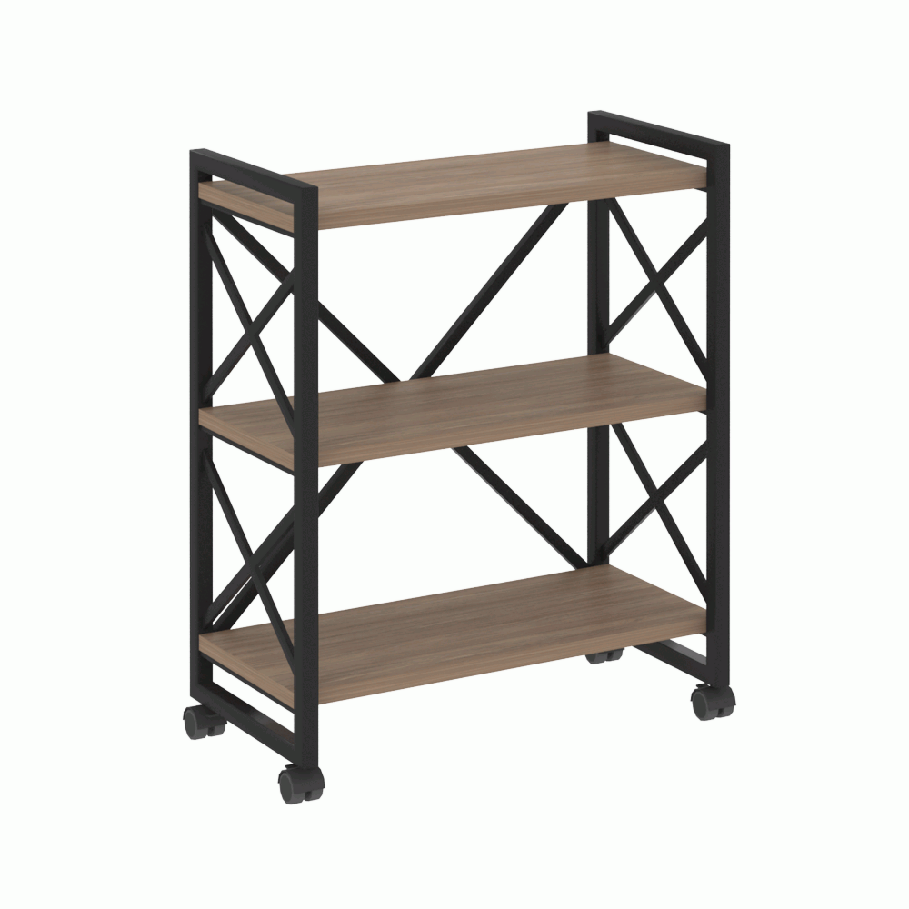 Стеллаж на колесных опорах-3 полки