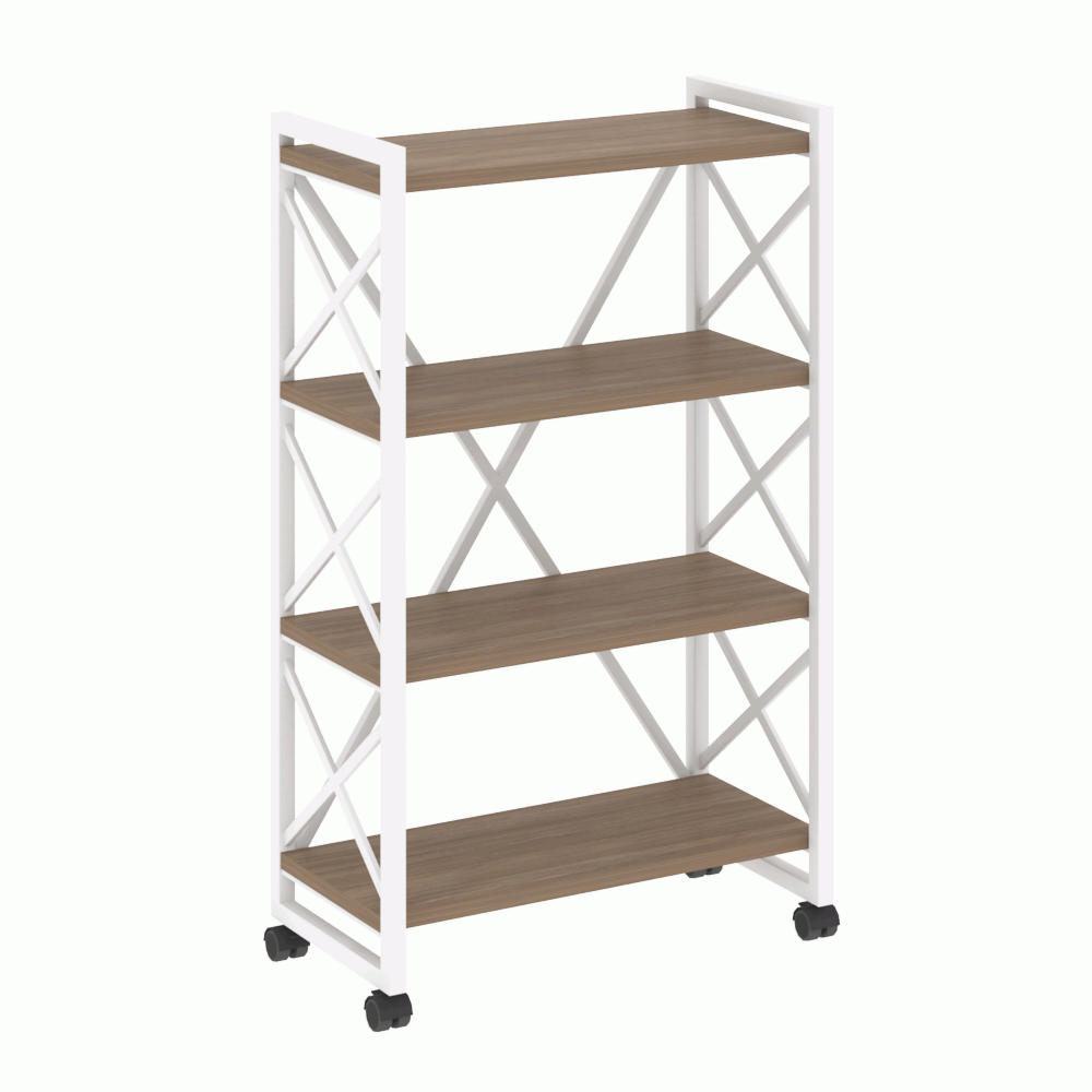 Стеллаж на колесных опорах-4 полки