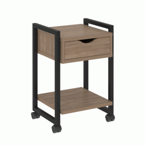 Тумба на колесных опорах с ящиком и полкой